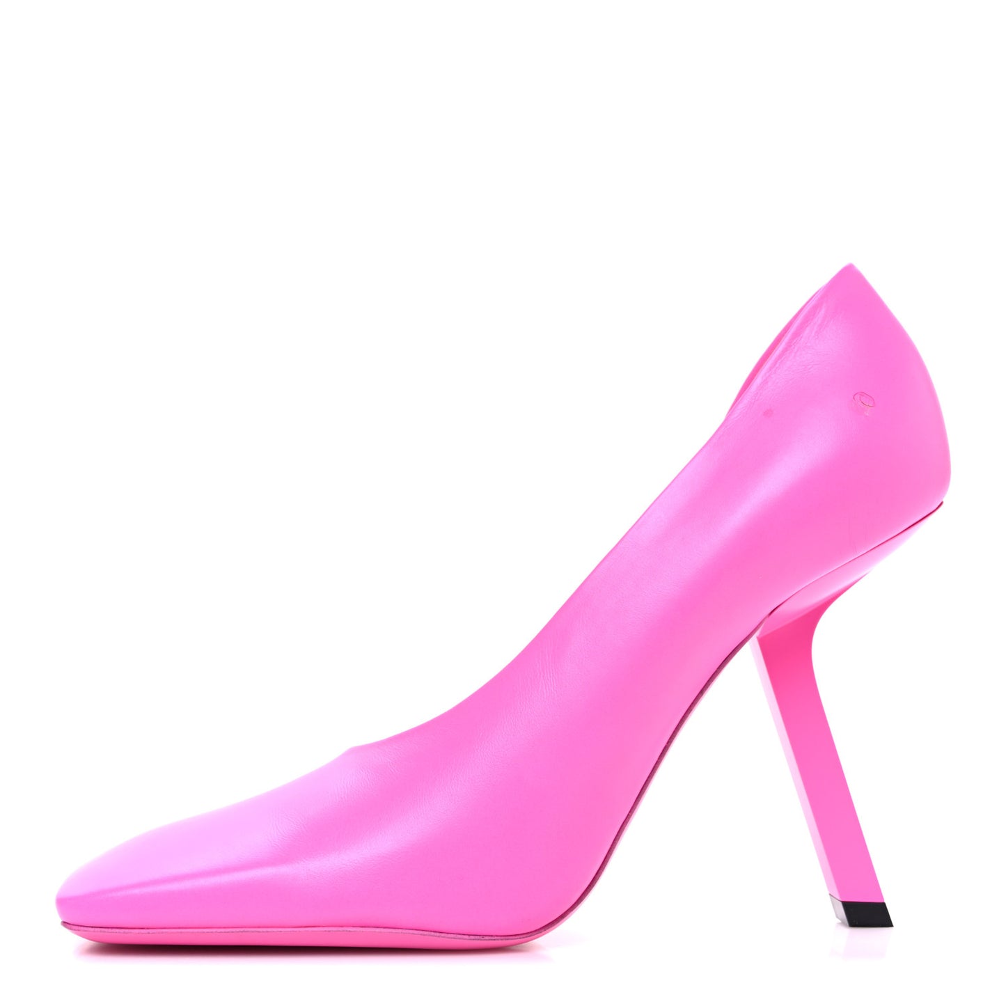Shiny Soft Calfskin Void D'Orsay 110mm Pumps 37 Fluo Pink