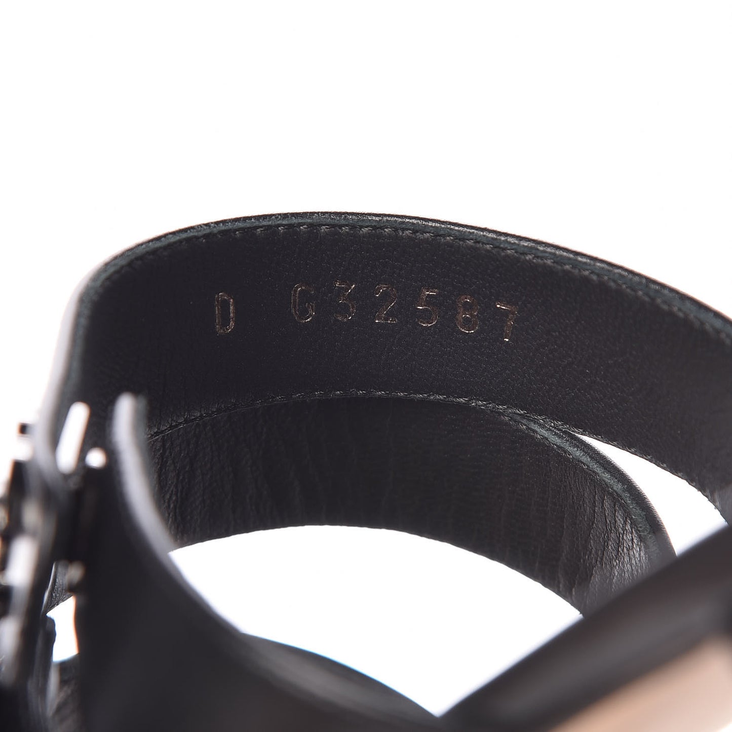 Calfskin CC Turnlock Mule Sandals 38 Black