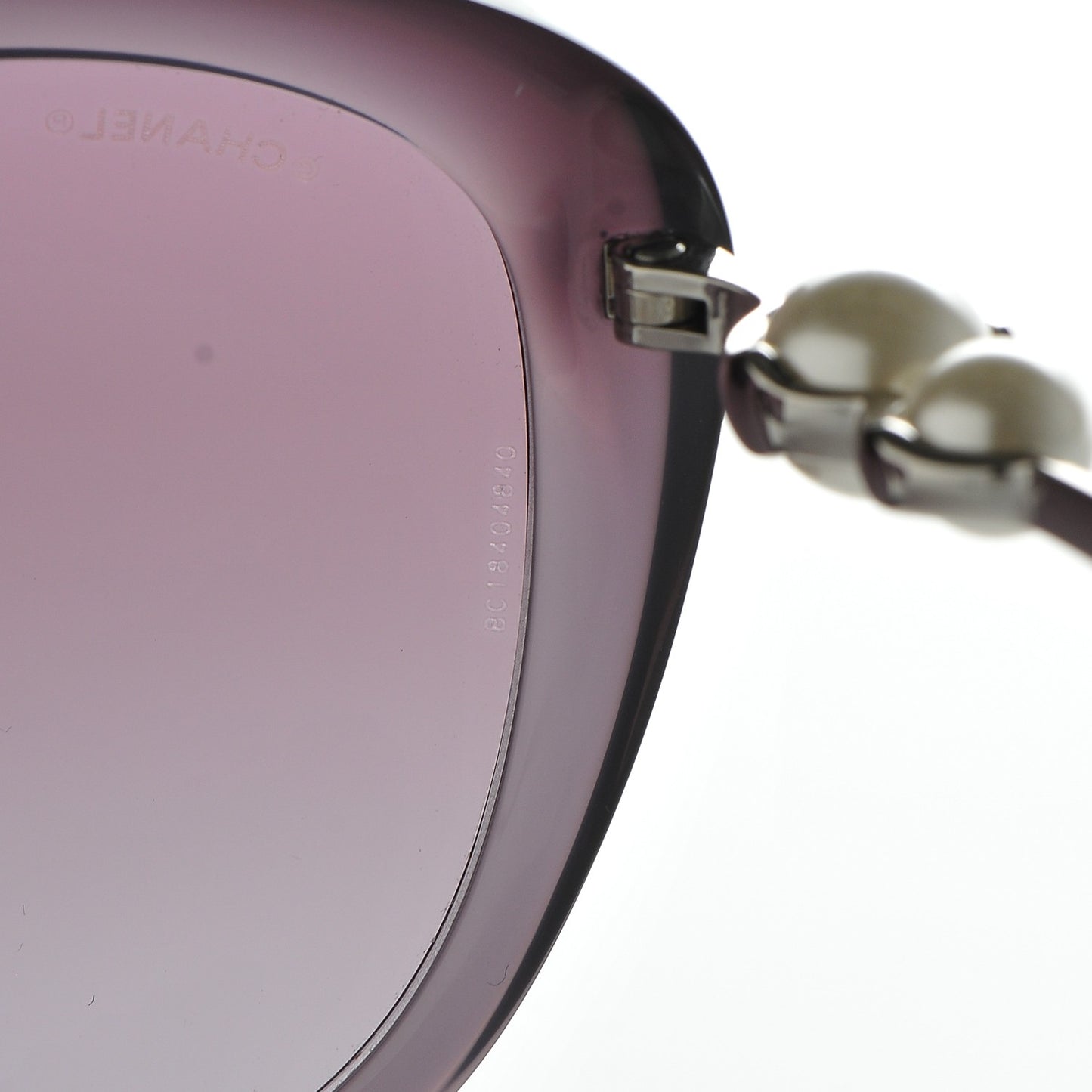 Acetate Pearl Winter Butterfly Sunglasses 5338-H-A Purple