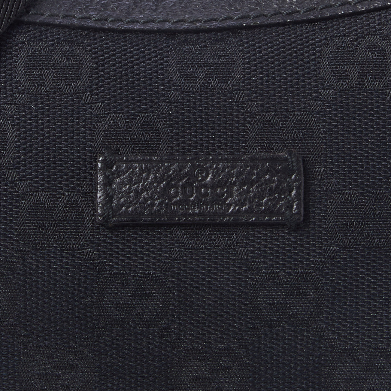 Monogram Medium Half Moon Hobo Black