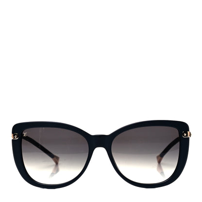 Louis Vuitton Monogram Acetate Charlotte Sunglasses Z0781E Black 2 of 6