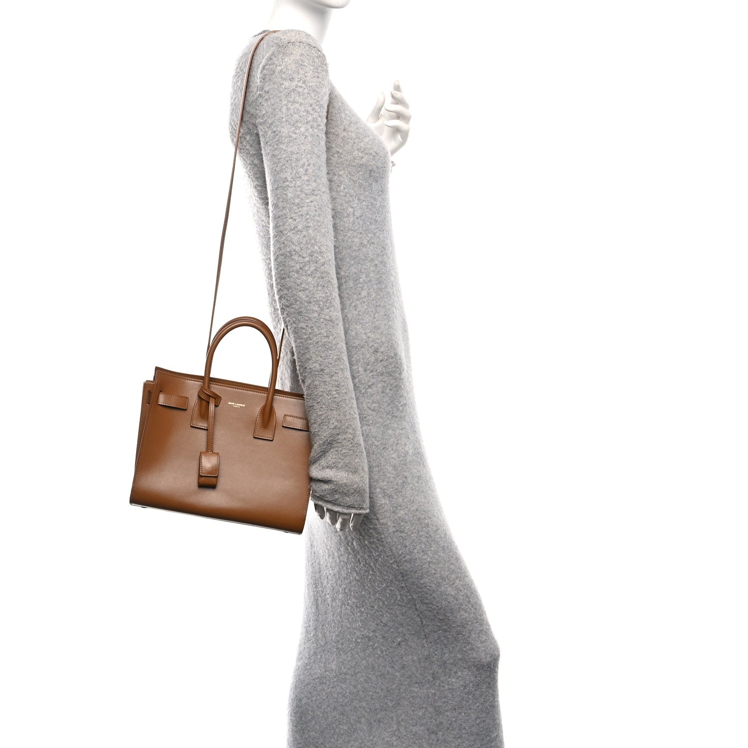 Saint Laurent Calfskin Baby Sac De Jour Natural Dark 2 of 11