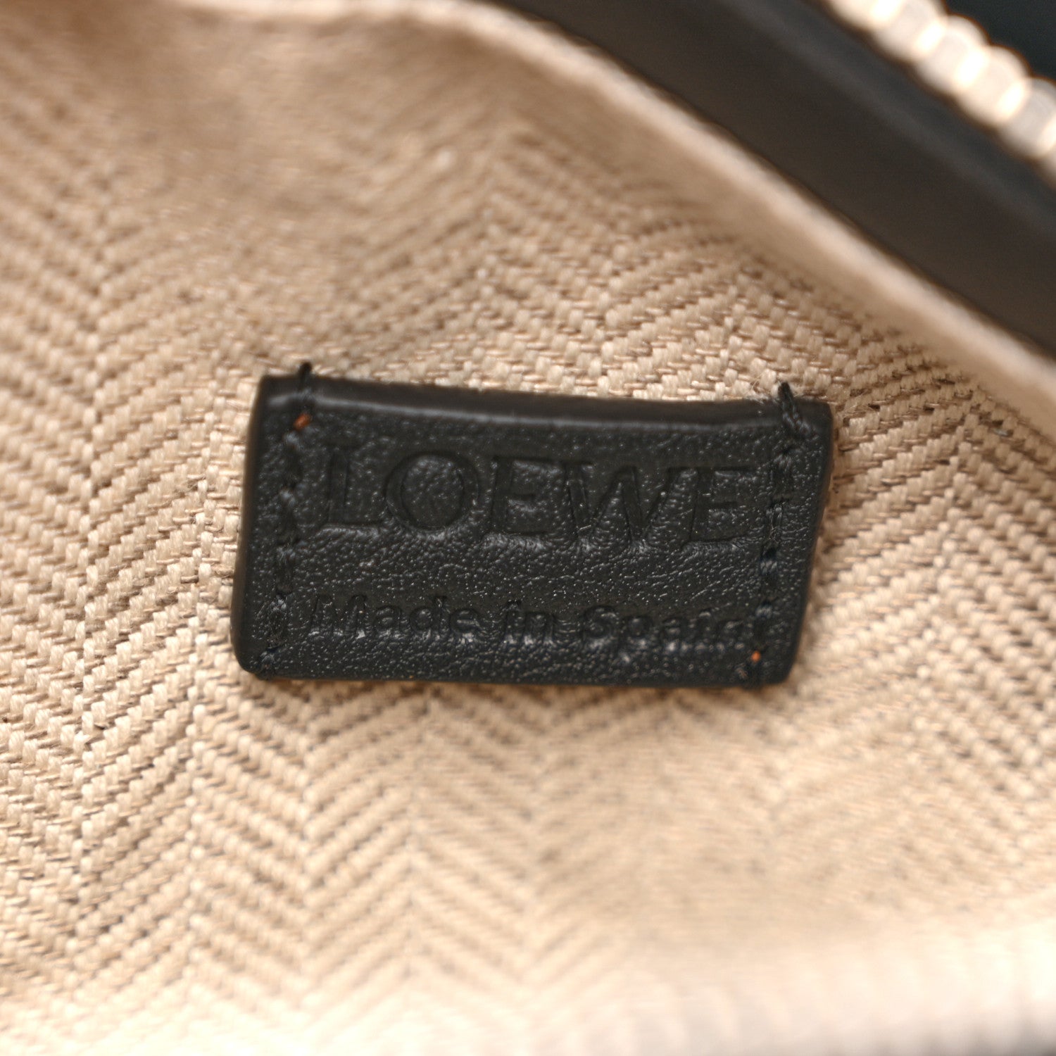 Loewe Calfskin Mini Puzzle Edge Bag Black 6 of 10