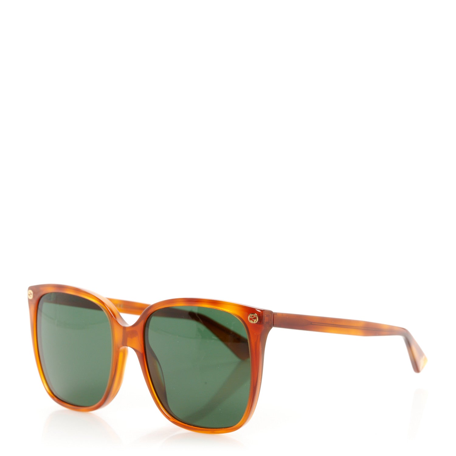Gucci Acetate GG Sunglasses GG0022S Tortoise 1 of 8