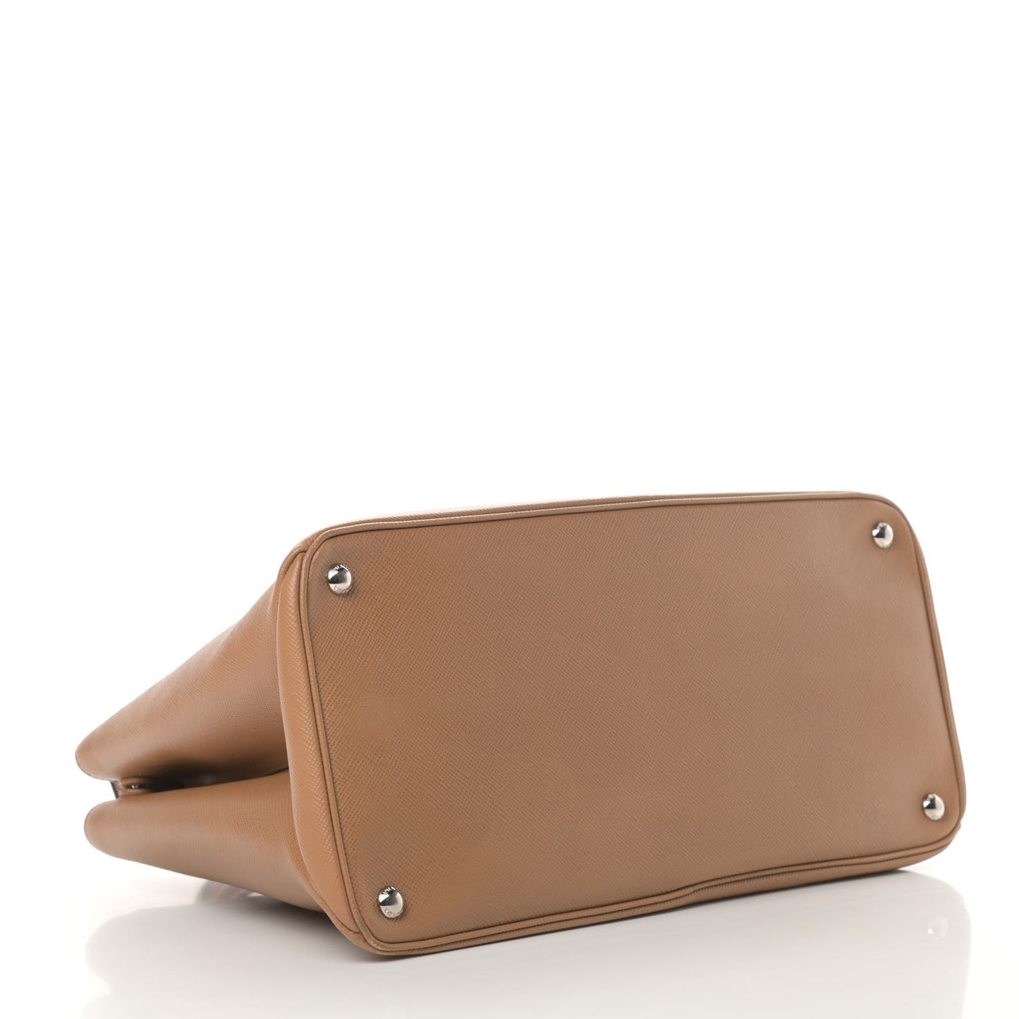 Saffiano Cuir Twin Tote Caramel
