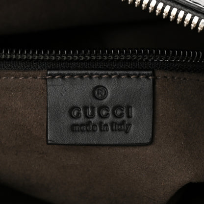 Gucci Guccissima Signature Small Messenger Bag Black 6 of 12