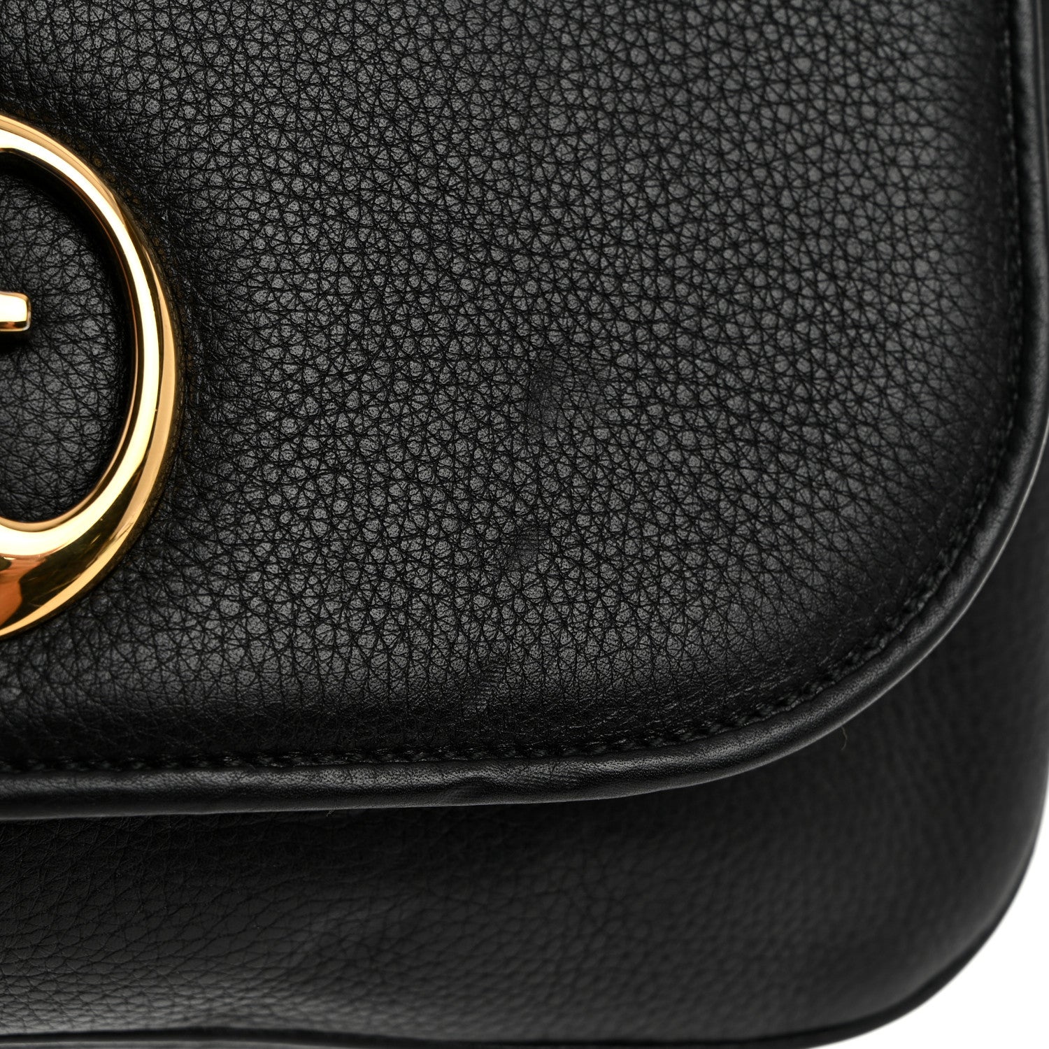 Gucci Calfskin Medium 1973 Chain Shoulder Bag Black 11 of 11