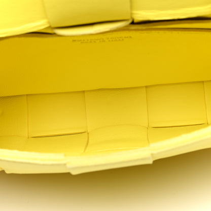 Bottega Veneta Lambskin Maxi Intreccio Small Cassette Crossbody Bag Sherbert 5 of 9