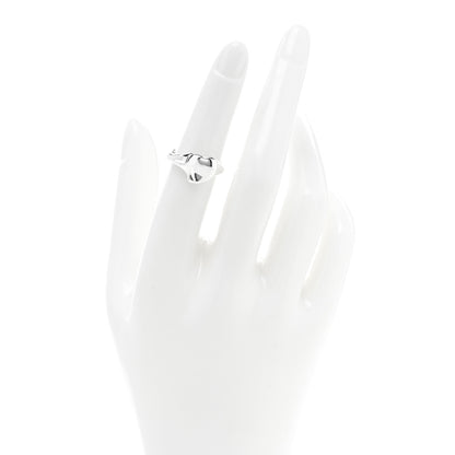 Tiffany Sterling Silver Elsa Peretti Full Heart Ring 50 5.5 2 of 5