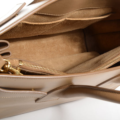 Saint Laurent Grained Calfskin Small Sac De Jour Dark Beige 5 of 9