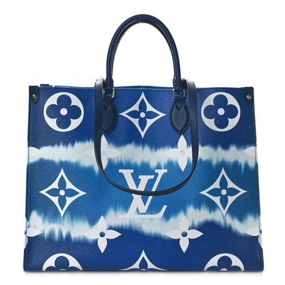 Louis Vuitton Monogram Escale Onthego GM Blue 1 of 8