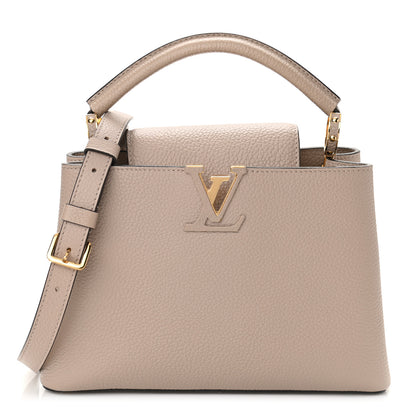 Louis Vuitton Taurillon Capucines BB Galet 1 of 9