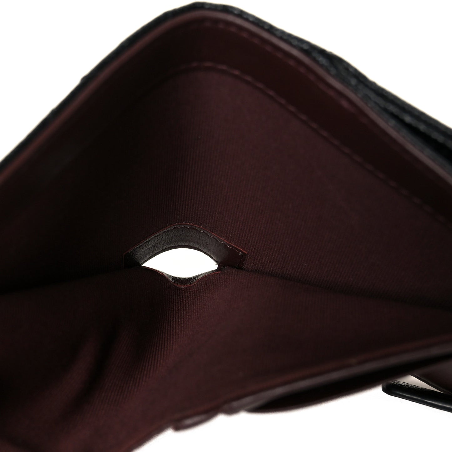 Caviar Quilted CC Zip Compact Wallet Black