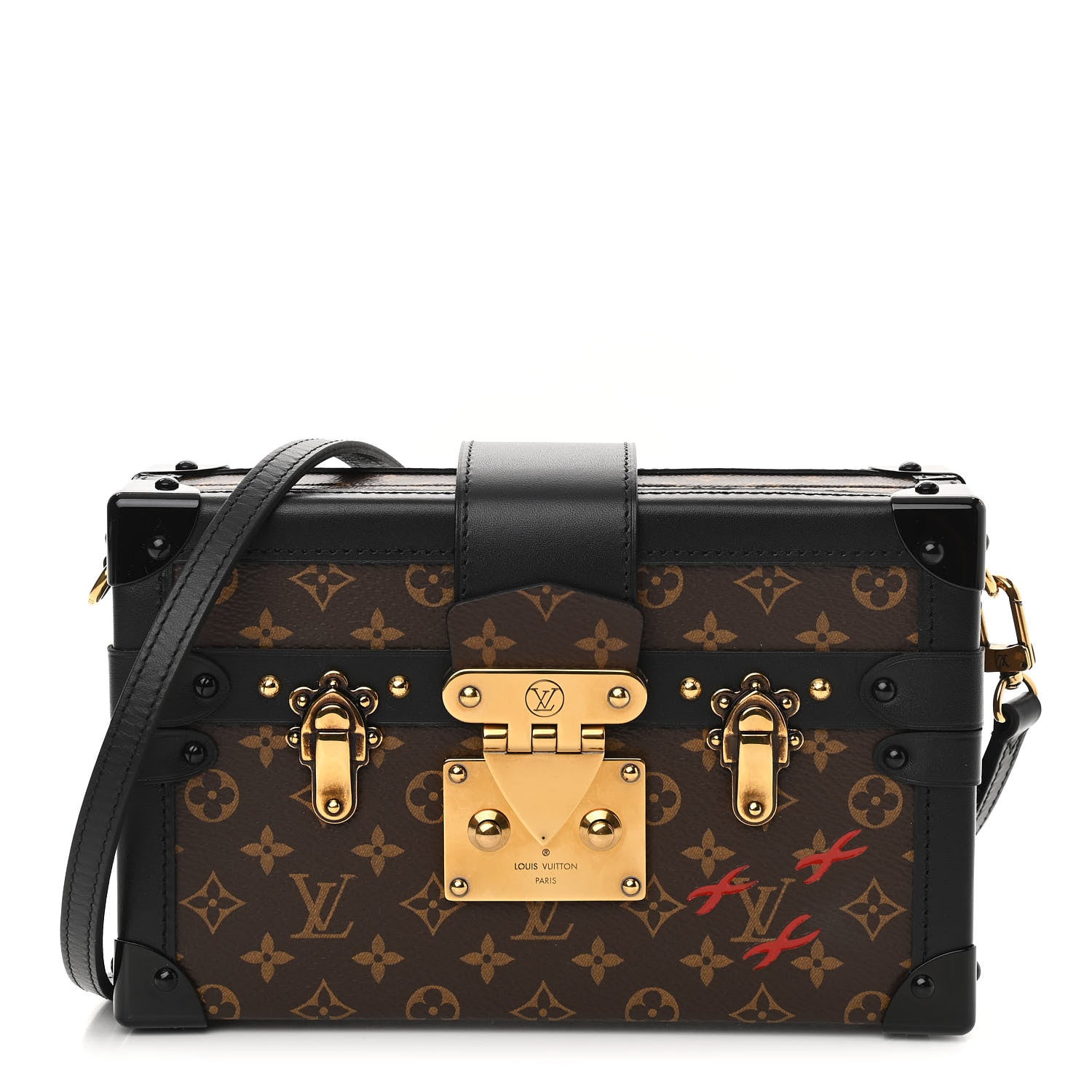 Louis Vuitton Monogram Petite Malle Black 1 of 11