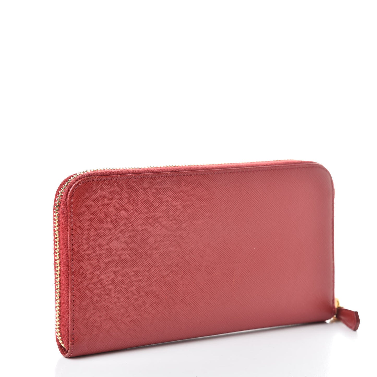 Saffiano Zip Around Wallet Fuoco