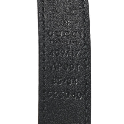 Gucci Calfskin Double G 20mm Belt 85 34 Black 5 of 5