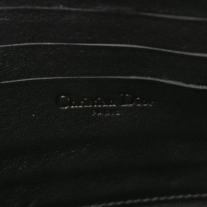 Christian Dior Lambskin Cannage New Lock Pouch Black 6 of 9