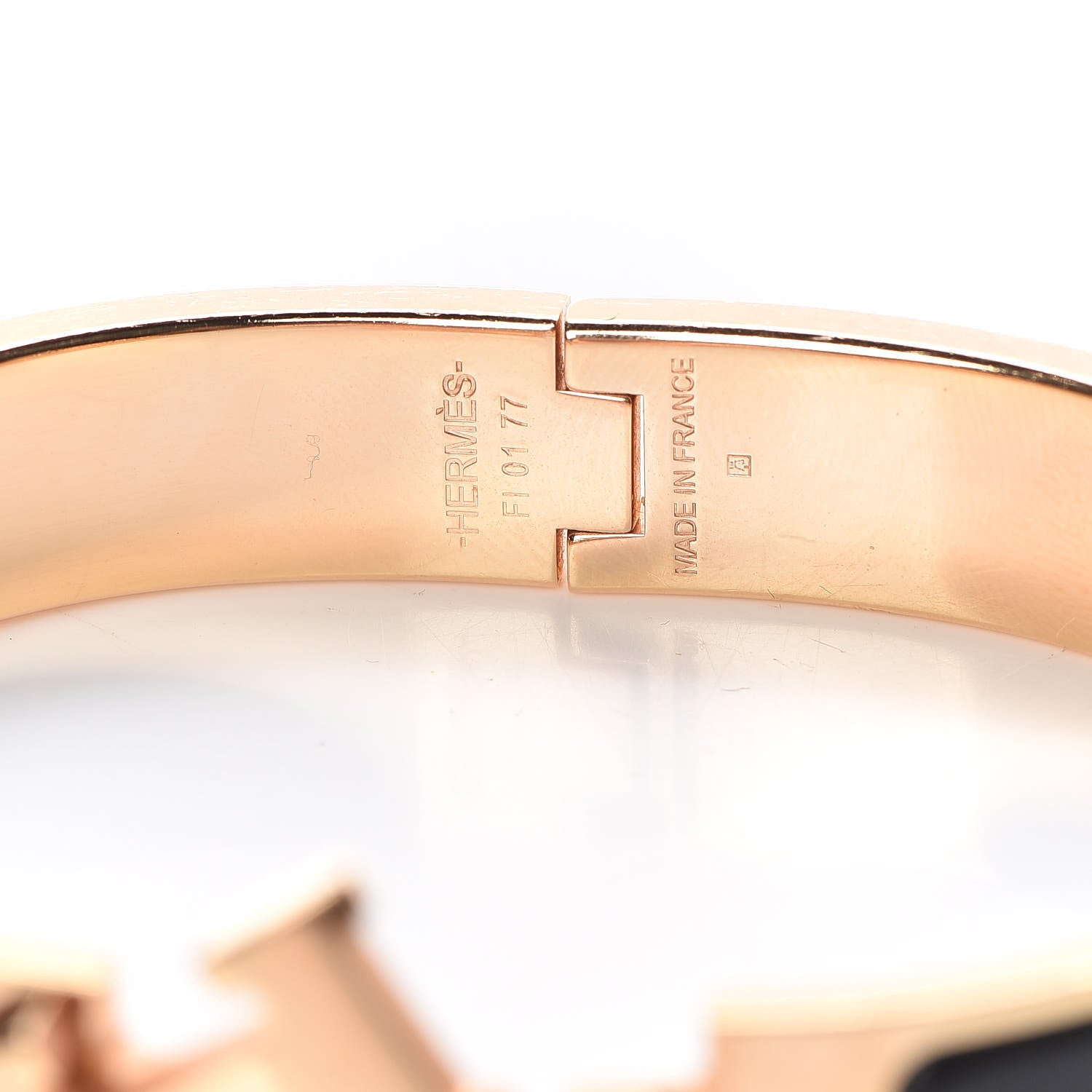 Hermes Enamel Narrow Clic Clac H Bracelet GM Black 5 of 5