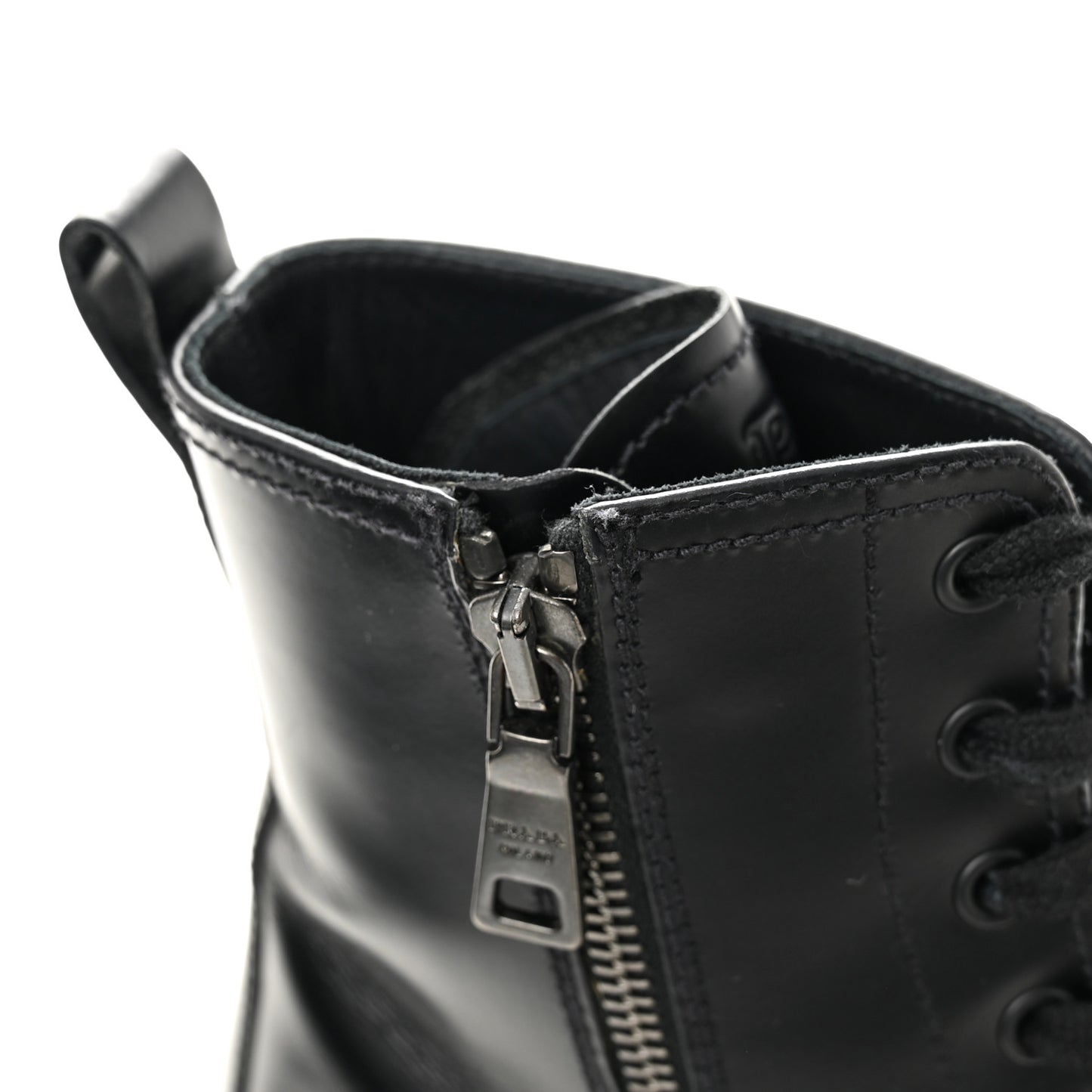 Spazzolato Chocolate 50mm Combat Boots 36.5 Black