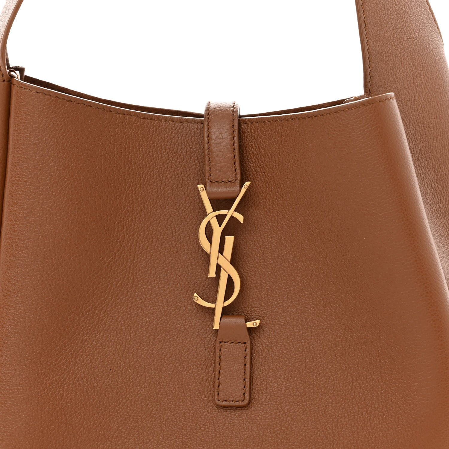 Saint Laurent Smooth Calfskin Small Le 5 A 7 Soft Hobo Fox 8 of 11