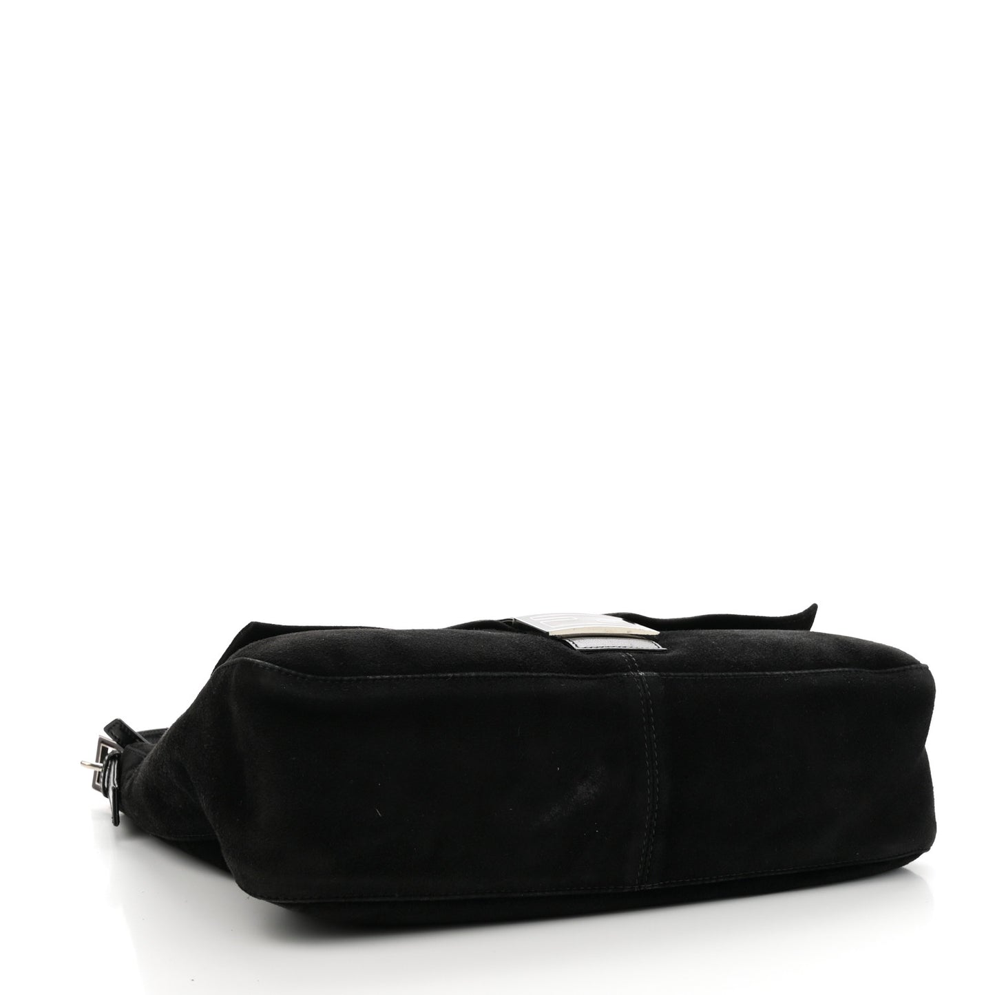 Suede Mama Baguette Black