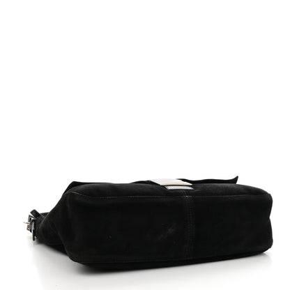 Fendi Suede Mama Baguette Black 4 of 9