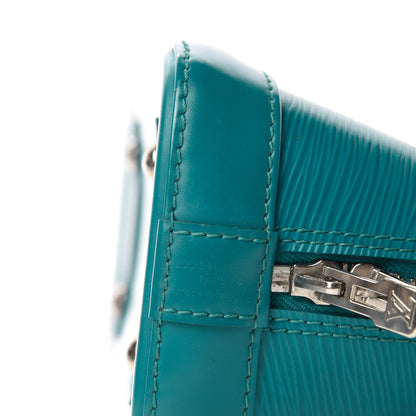 Louis Vuitton Epi Alma BB Cyan 9 of 10