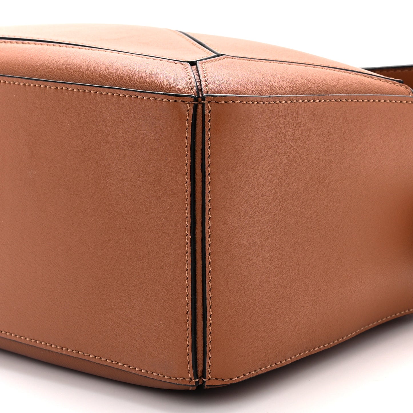 Calfskin Small Puzzle Bag Tan