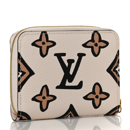 Louis Vuitton Monogram Giant Wild At Heart Zippy Coin Purse Creme 3 of 8