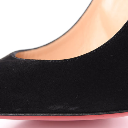 Christian Louboutin Veau Velours Alminette 100 Pumps 36 Black 10 of 10