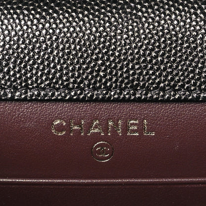 Chanel Caviar Quilted Classic Phone Holder Black 5 of 9
