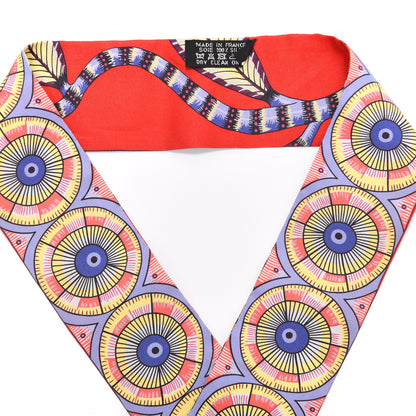 Hermes Silk The Savana Dance Twilly Rouge Parme Corail 2 of 3