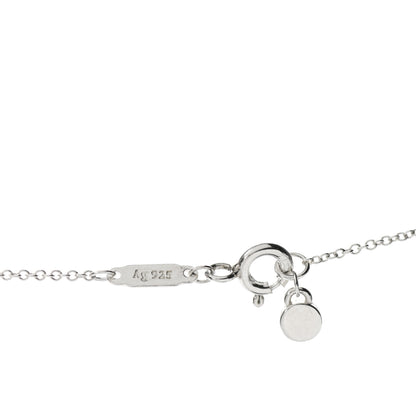 Tiffany Sterling Silver Diamond Return To Tiffany ID Pendant Necklace 6 of 6
