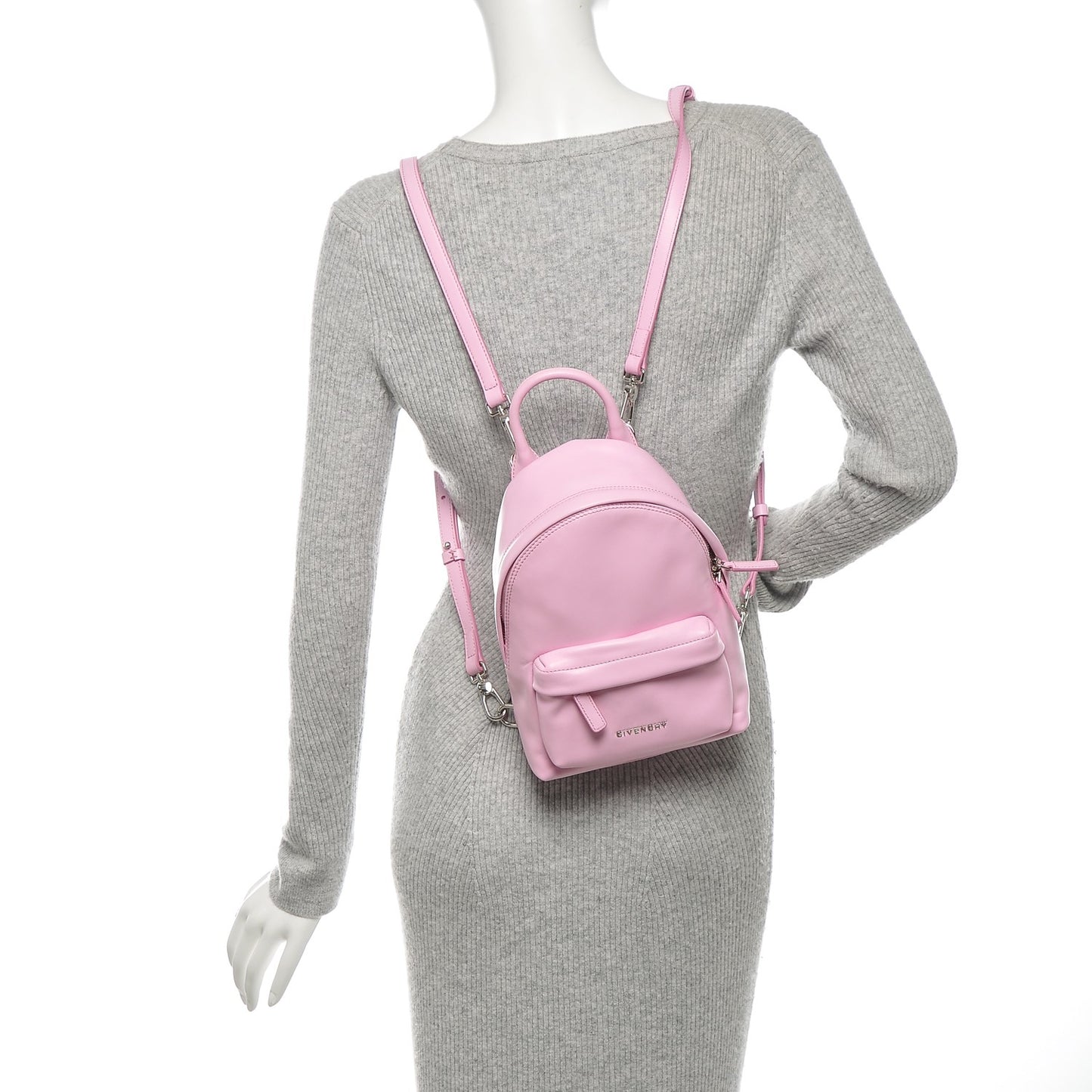 Smooth Calfskin Nano Backpack Bright Pink