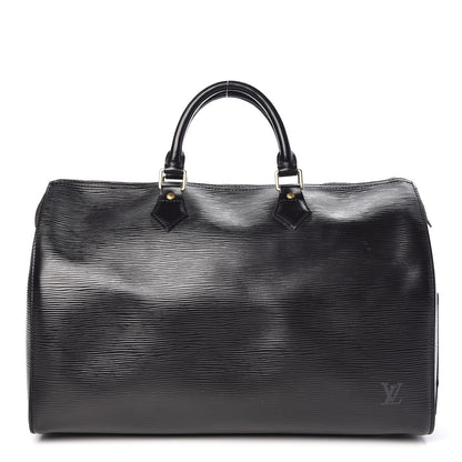 Louis Vuitton Epi Speedy 35 Black 1 of 9