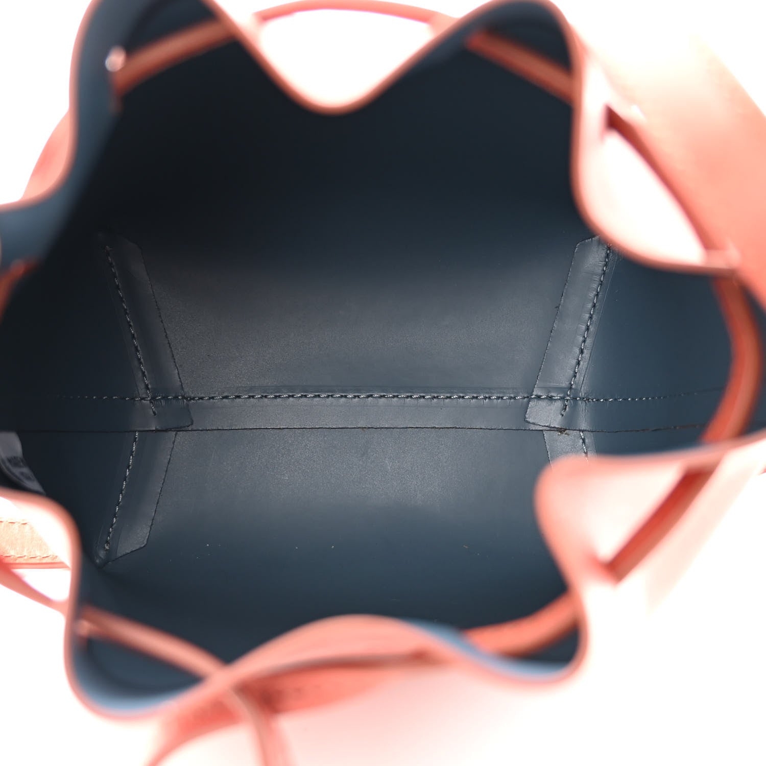 Mansur Gavriel Calfskin Mini Bucket Bag Saddle 4 of 9