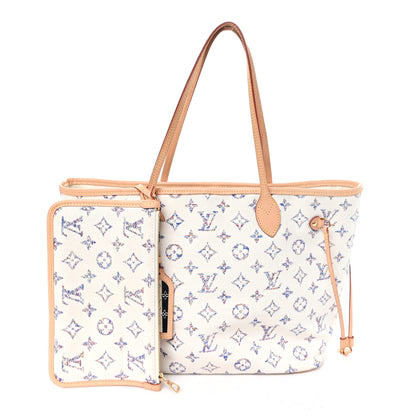 Louis Vuitton Monogram Jacquard Neverfull MM Multicolor Beige 3 of 11