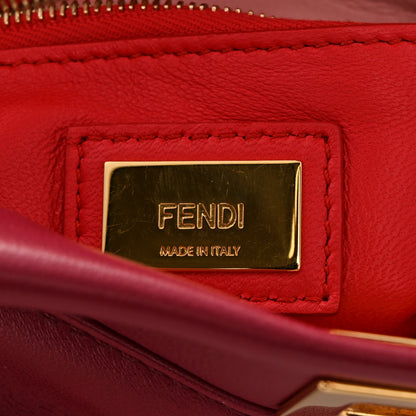 Fendi Nappa Monster Eyes Mini Peekaboo Iconic Satchel Amarena Fiamma 7 of 14