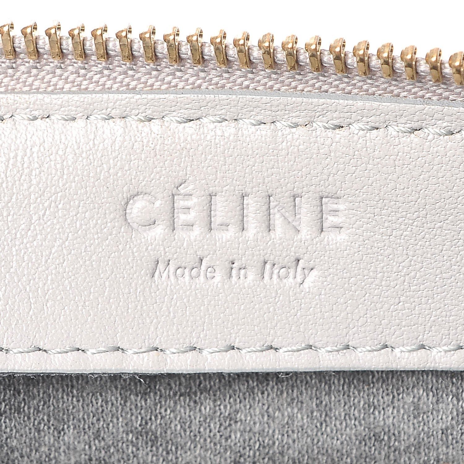 Celine Lambskin Small Trio Crossbody Bag Gray 8 of 14