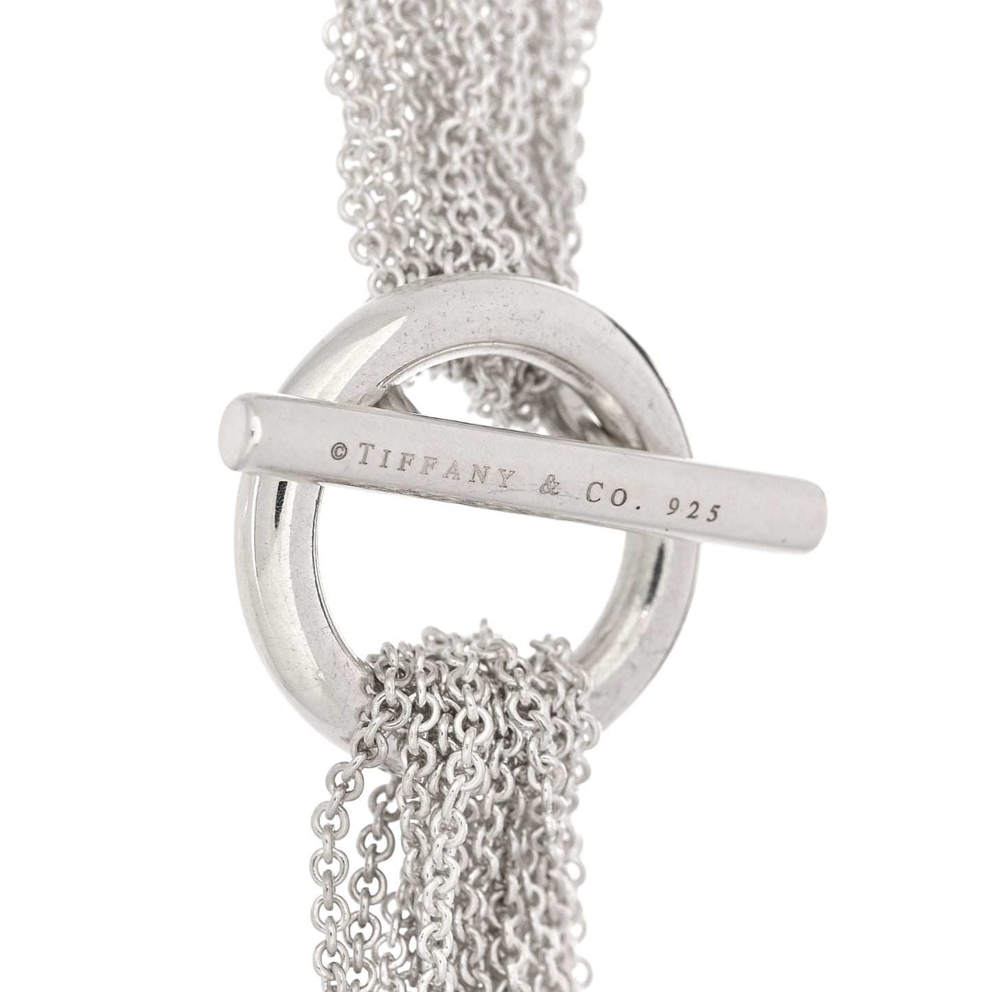 Sterling Silver Heart Mesh Necklace