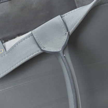 Christian Dior Calfskin Embossed Medium Book Tote Grey 11 of 11