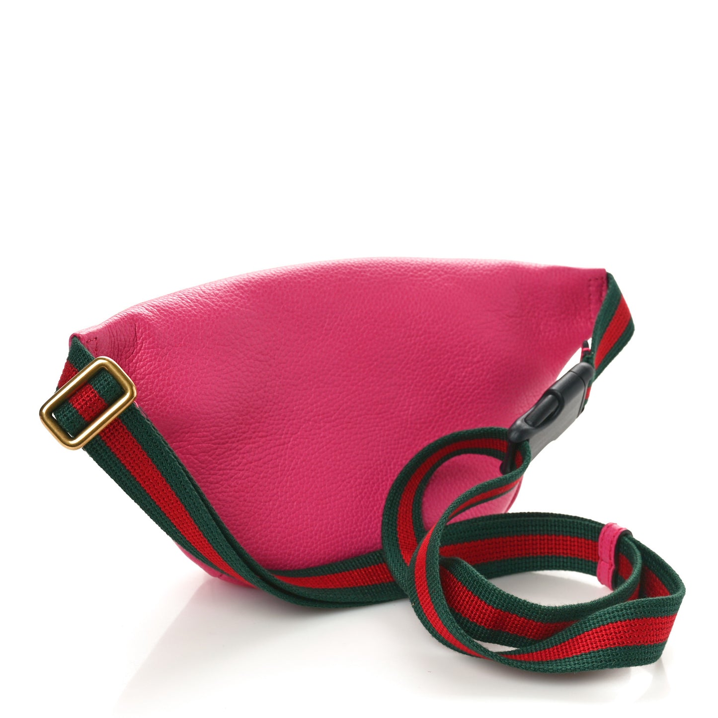 Grained Calfskin Small Logo Belt Bag Box Pink Green