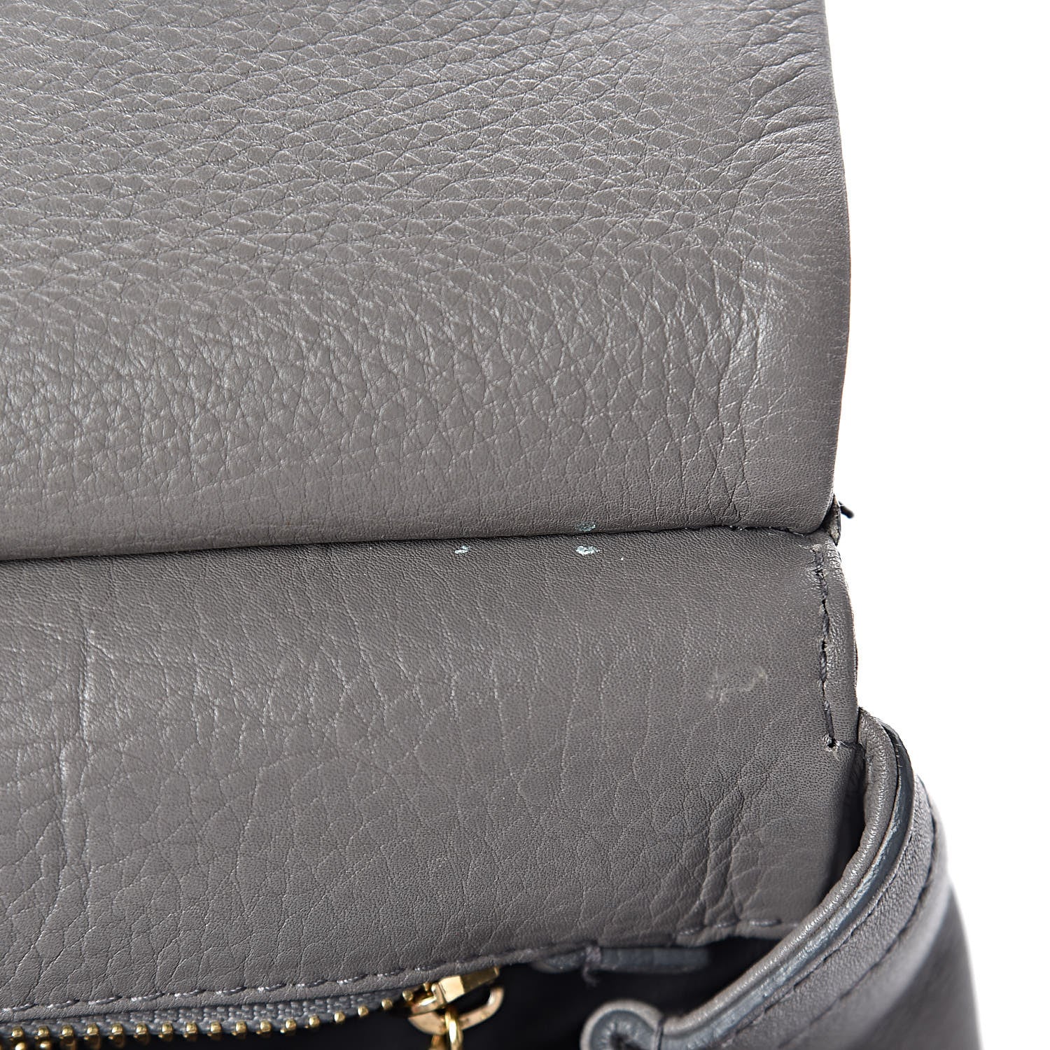 Dolce & Gabbana Grained Deerskin Medium Miss Sicily Satchel Grey 11 of 12