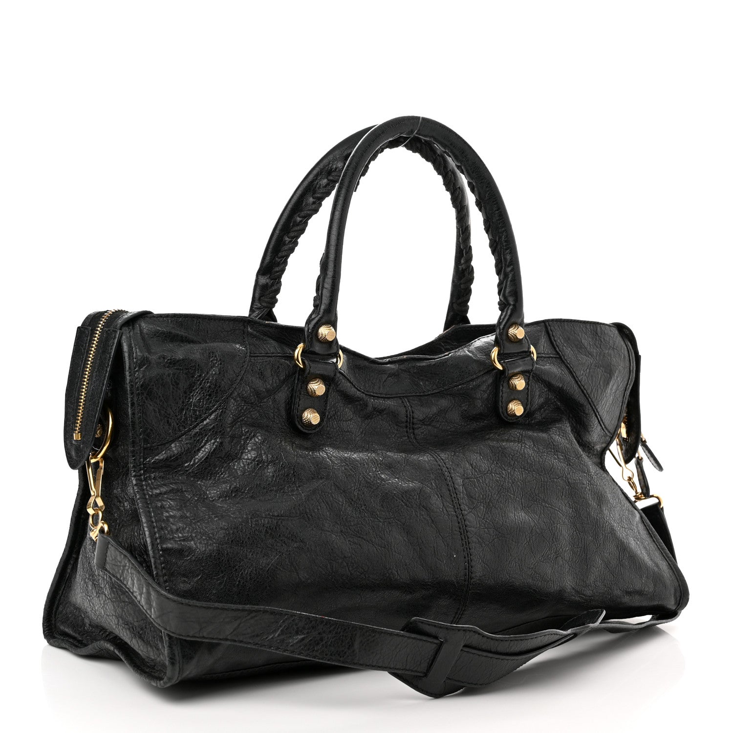 Balenciaga Agneau Giant 12 Gold Hardware Part Time Black 3 of 14