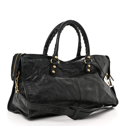 Balenciaga Agneau Giant 12 Gold Hardware Part Time Black 3 of 14