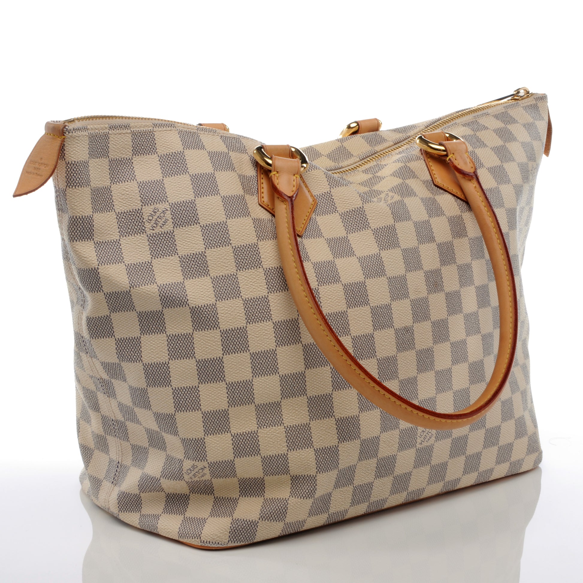 Louis Vuitton Damier Azur Saleya MM 3 of 7