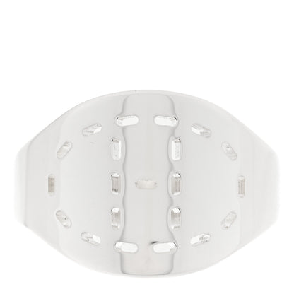 Hermes Sterling Silver PM Chaine d'Ancre Enchainee Band Ring 52 6 1 of 5