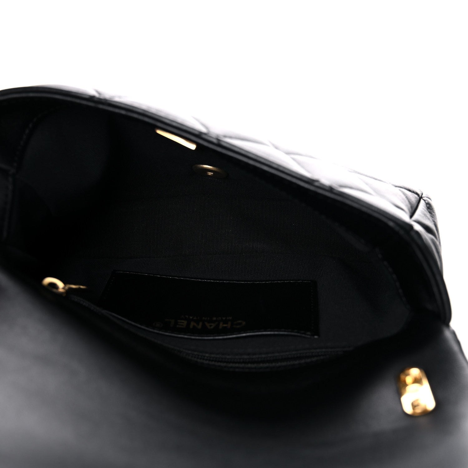 Chanel Lambskin Quilted Small Funky Town Flap Black 7 of 11