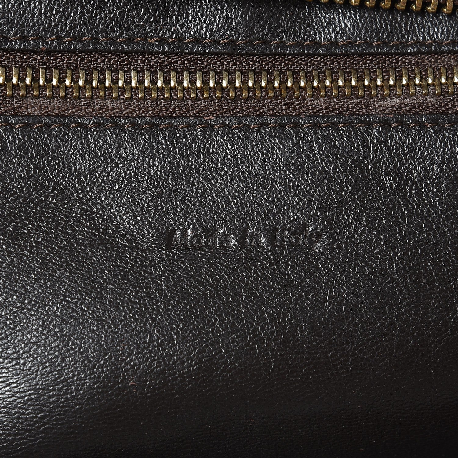 Celine Pebbled Calfskin Mini Luggage Brown 6 of 16