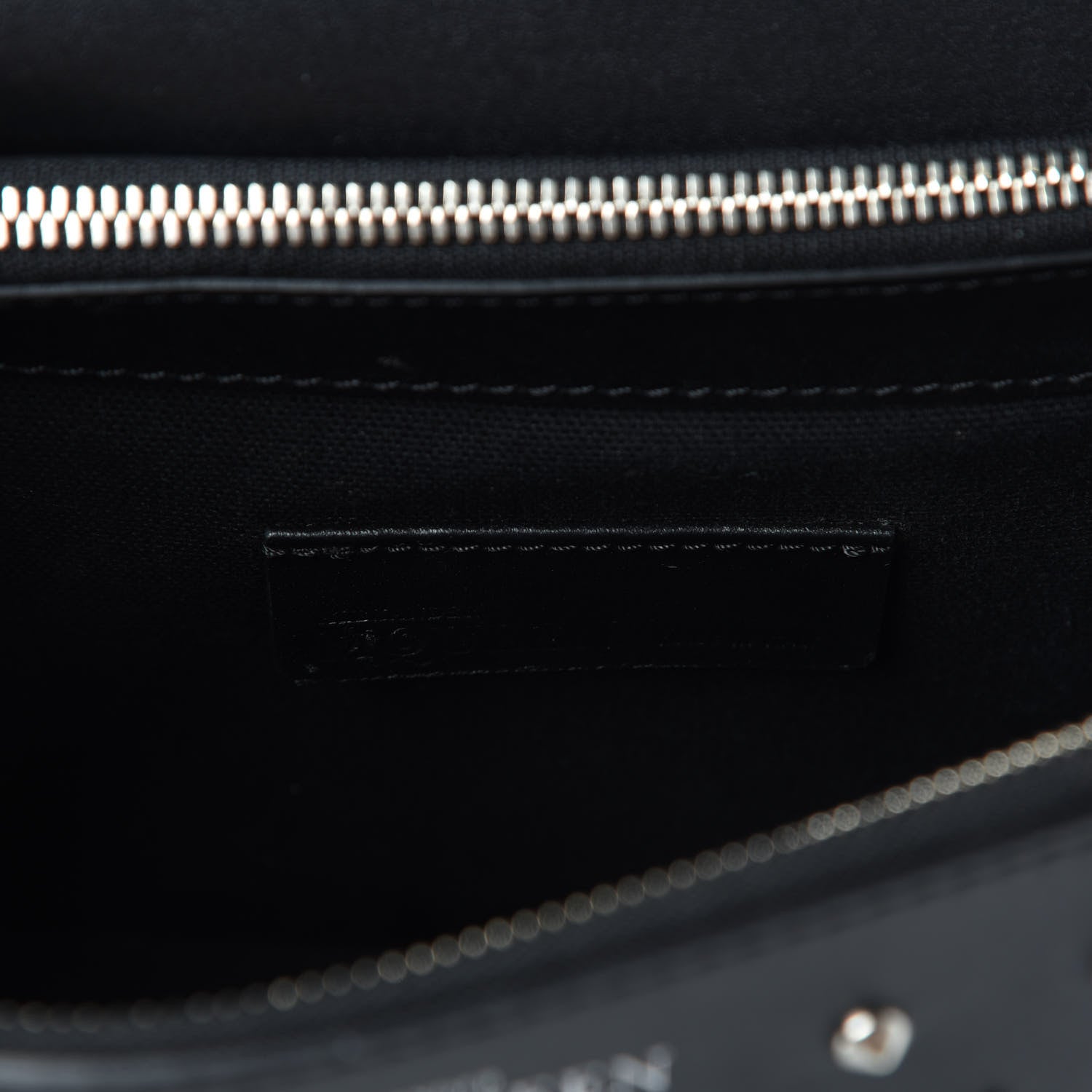 Alexander McQueen Calfskin Studded Small Padlock Crossbody Bag Black 8 of 10